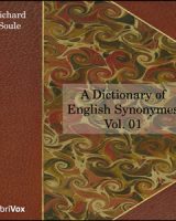 Dictionary of English Synonymes, Vol. 01 cover