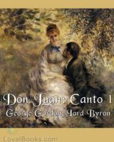 Don Juan: Canto I cover