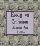 An Essay on Criticism cover