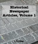 Historical Newspaper Articles cover