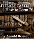 Literary Taste: How to Form It cover