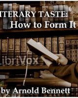 Literary Taste: How to Form It cover