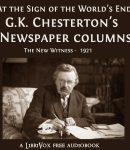 G. K. Chesterton's Newspaper Columns: The New Witness - 1921 cover