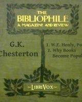 G.K. Chesterton in The Bibliophile Magazine cover