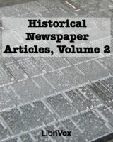 Historical Newspaper Articles, Volume 2 cover