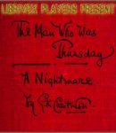 Man Who Was Thursday, A Nightmare (Version 3, Dramatic Reading) cover