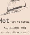 Not That it Matters (Version 2) cover