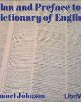 Plan and Preface to a Dictionary of the English Language cover