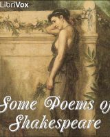 Some Poems of Shakespeare cover