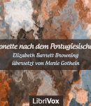 Sonette nach dem Portugiesischen - übersetzt von Marie Gothein cover