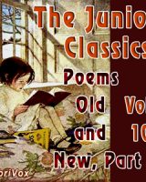 Junior Classics Volume 10, part 2: Poems Old and New cover