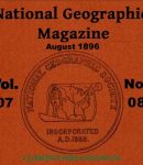 National Geographic Magazine Vol. 07 - 08. August 1896 cover