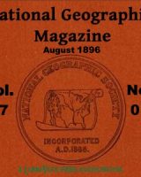 National Geographic Magazine Vol. 07 - 08. August 1896 cover