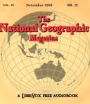 National Geographic Magazine Vol. 09 - 11. November 1898 cover