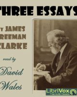 Three Essays by James Freeman Clarke cover