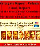 Final Report of the Senate Select Committee on Presidential Campaign Activities (Watergate Report), Volume 1 cover