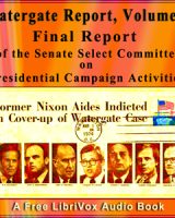 Final Report of the Senate Select Committee on Presidential Campaign Activities (Watergate Report), Volume 2 cover